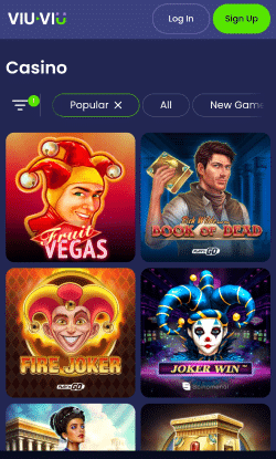 Begin te gokken in het Viu Viu online casino