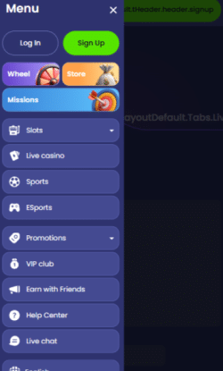 Klik direct op de sign up knop om een nieuw account aan te maken